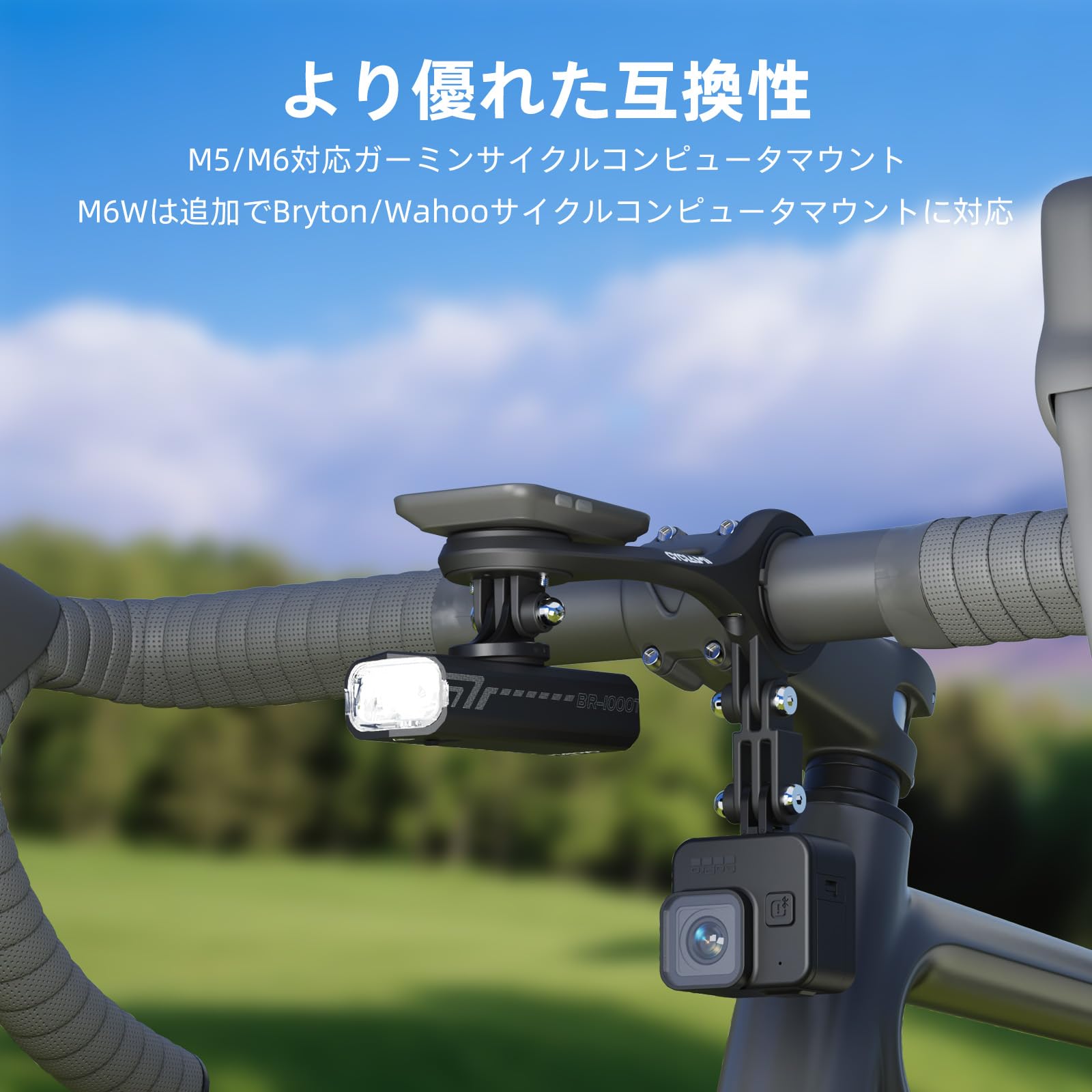 Amazon.co.jp: CYCLAMI サイコン マウント サイクルコンピューター